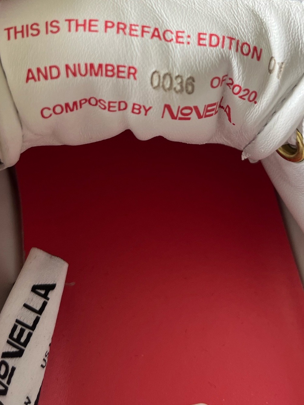 Novella "The Preface" White Lace-Up Sneakers Edition 01 0036 Women's Size 6.5 - Picture 7 of 9